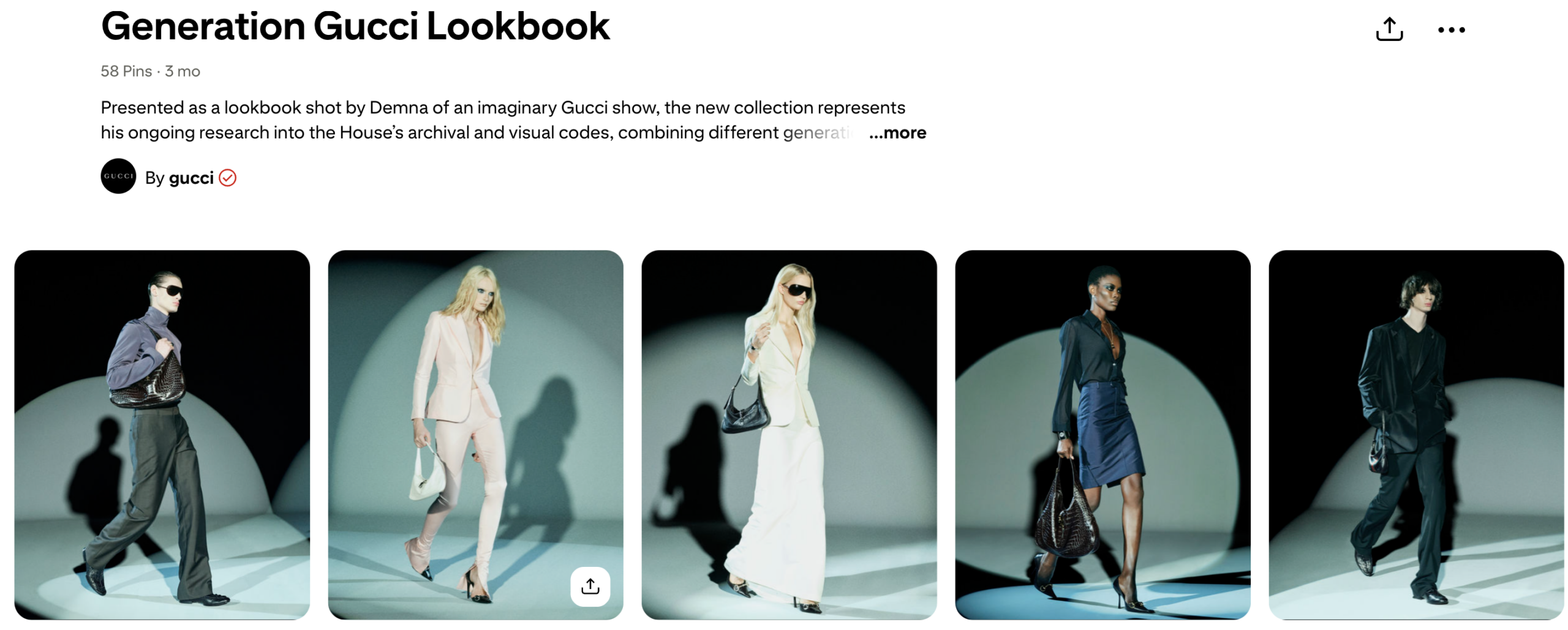 Gucci Pinterest